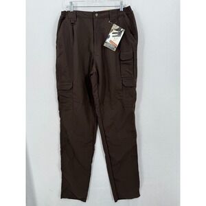 5.11 Tactical Women's Nylon Cargo Pants 18 Brown Unhemmed Lightweight 64159‎